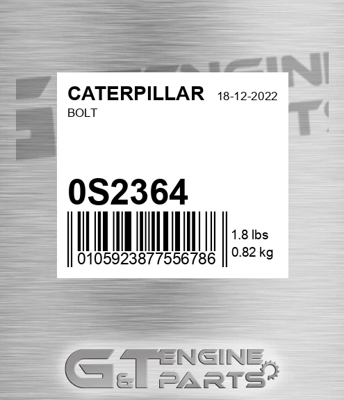 0S-2364 Bolt for CATERPILLAR