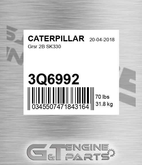 3Q6992 Grsr 2b Sk330 for CATERPILLAR