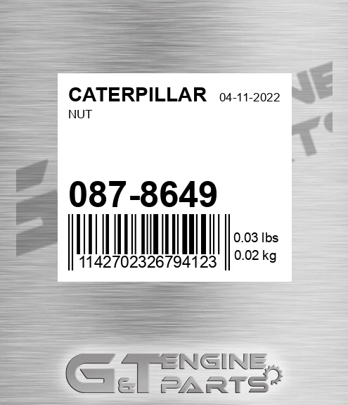 087-8649 Nut