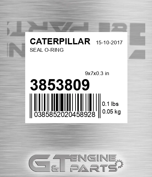 385-3809 CATERPILLAR Seal O-ring