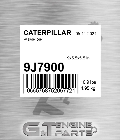 9J7900 Pump Gp for CATERPILLAR
