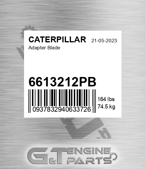 6613212PB Adapter Blade