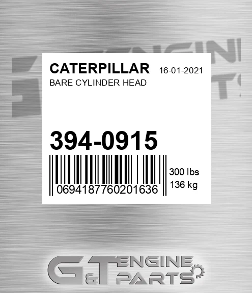 394-0915 Bare Cylinder Head