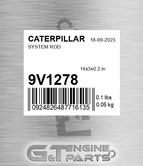 9V-1278 System Rod for CATERPILLAR