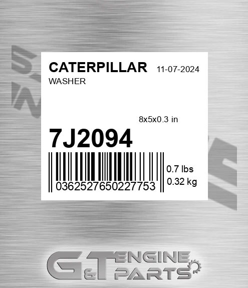 7J2094 Washer