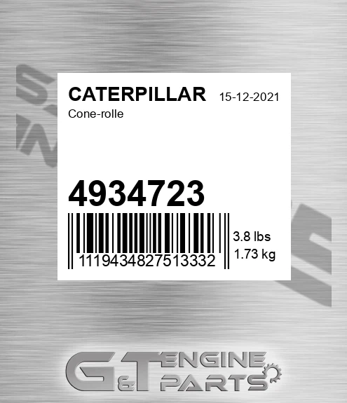 4934723 Cone-rolle for CATERPILLAR