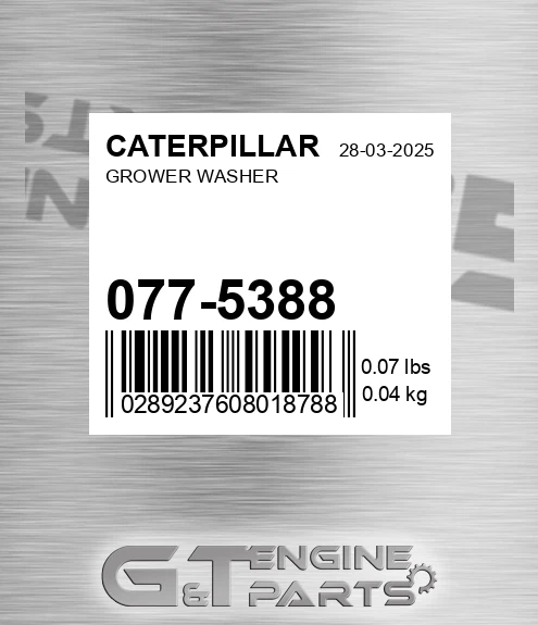 077-5388 Grower Washer