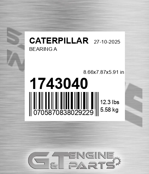 1743040 Bearing A for CATERPILLAR