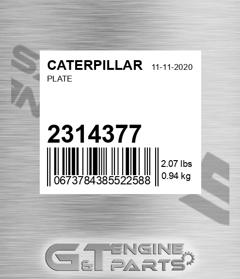 2314377 Plate