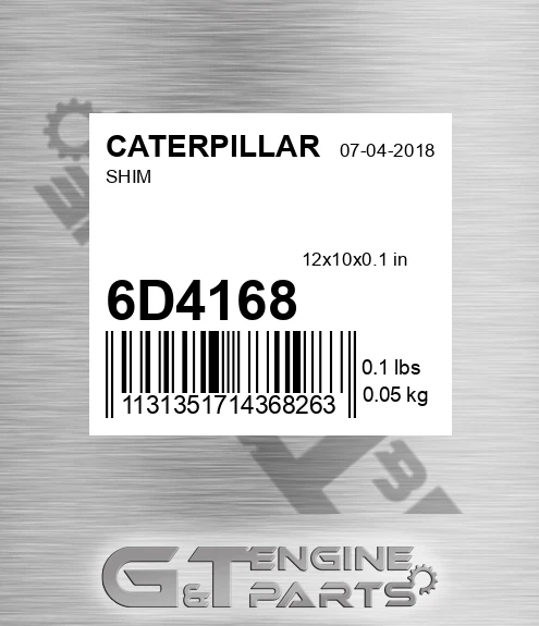 6D-4168 Shim for CATERPILLAR