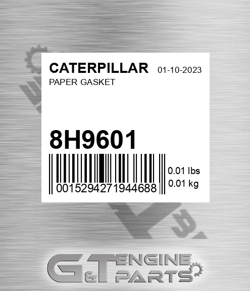 8H-9601 Paper Gasket for CATERPILLAR