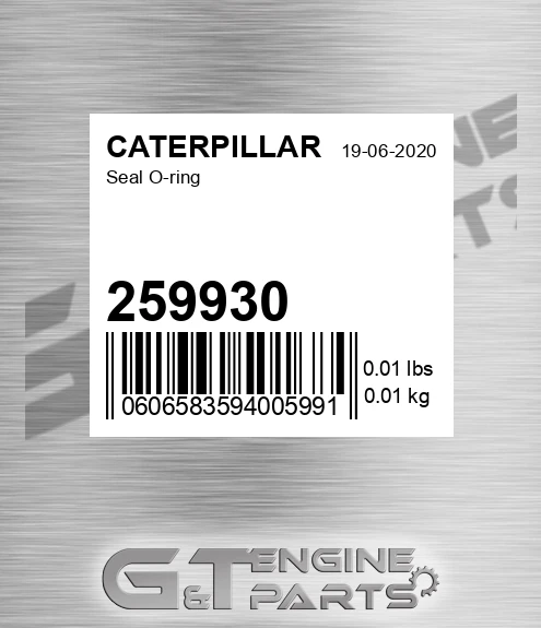 259930 CATERPILLAR Seal O-ring
