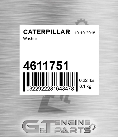 4611751 CATERPILLAR Washer
