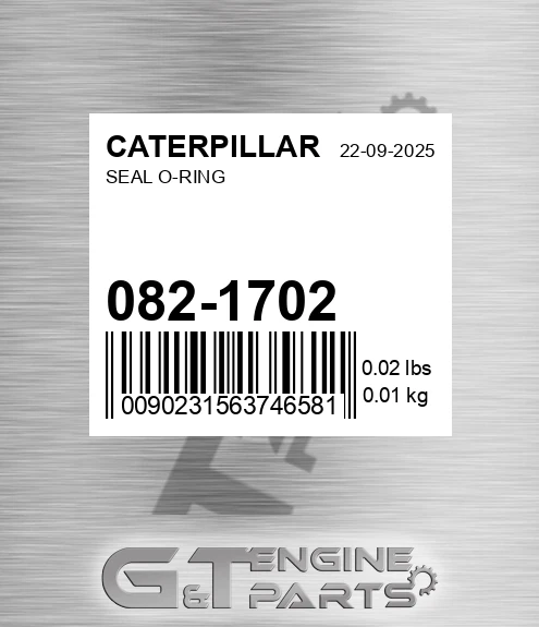 082-1702 Seal O-ring for CATERPILLAR