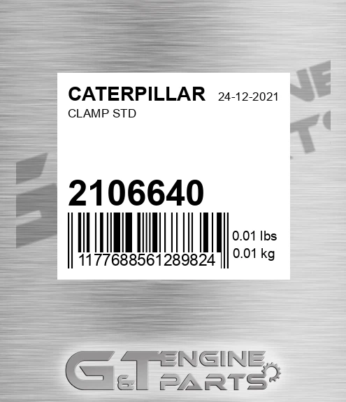 210-6640 Clamp Std for CATERPILLAR