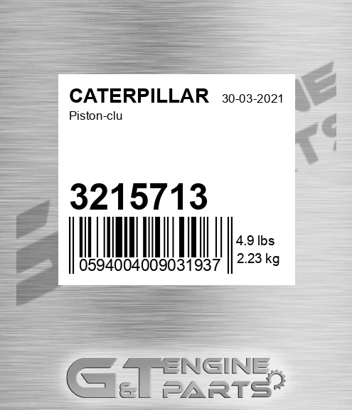 3215713 Piston-clu for CATERPILLAR