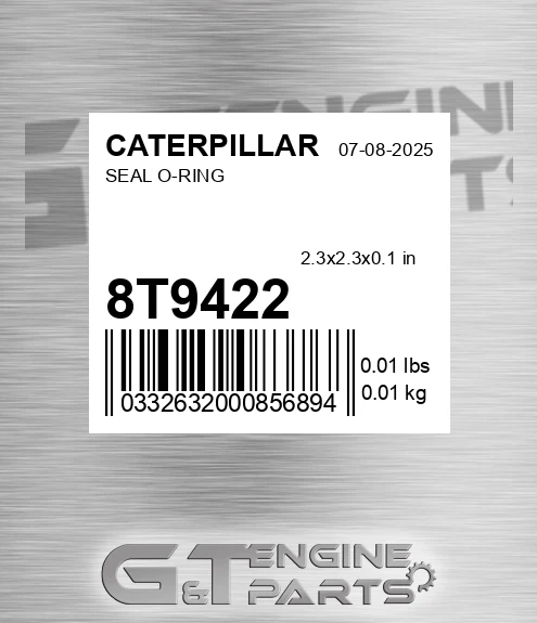 8T-9422 Seal O-ring for CATERPILLAR