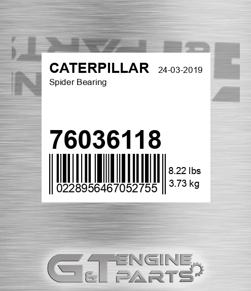 76036118 Spider Bearing