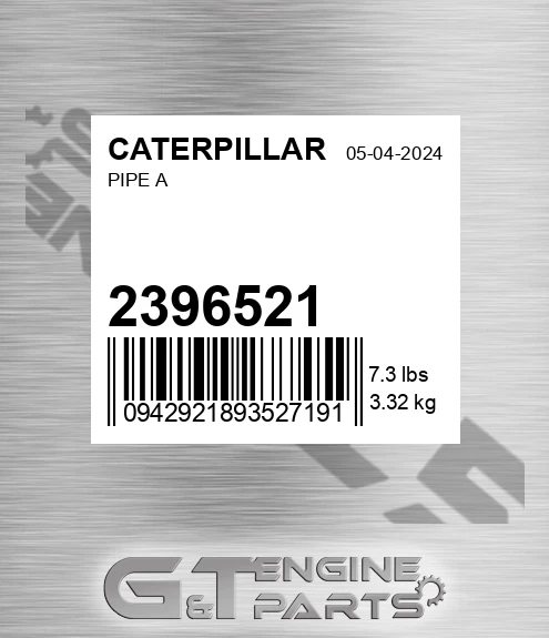 2396521 CATERPILLAR Pipe A