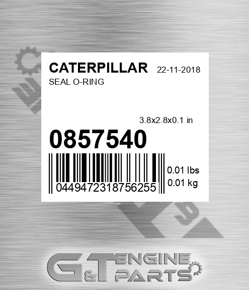 085-7540 Seal O-ring for CATERPILLAR
