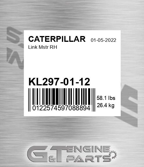 KL297-01-12 Link Mstr Rh for CATERPILLAR