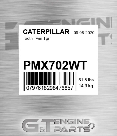 PMX702WT CATERPILLAR Tooth Twin Tgr