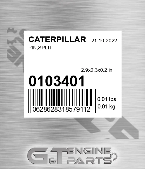 0103401 Pin,split