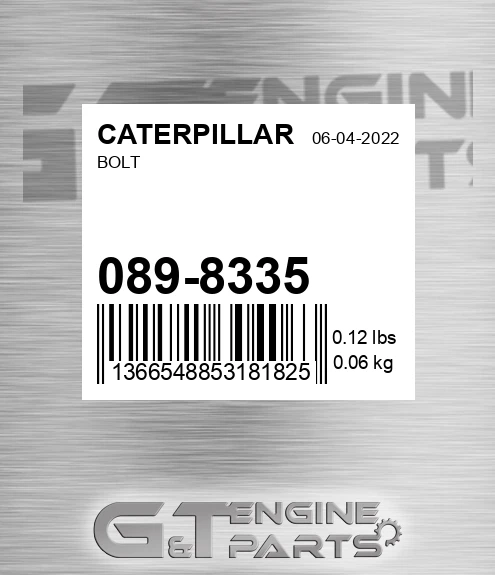 089-8335 Bolt