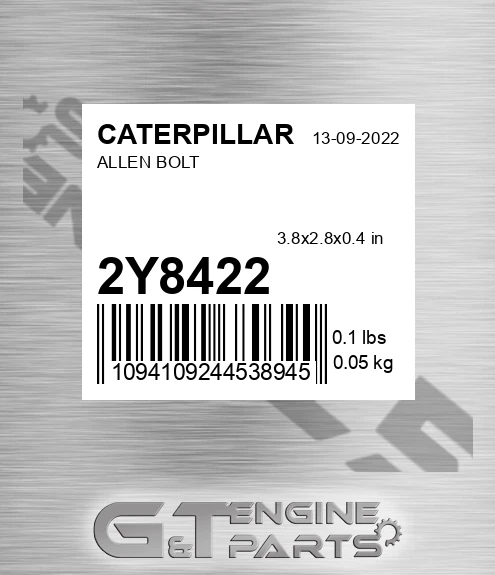 2Y-8422 Allen Bolt for CATERPILLAR