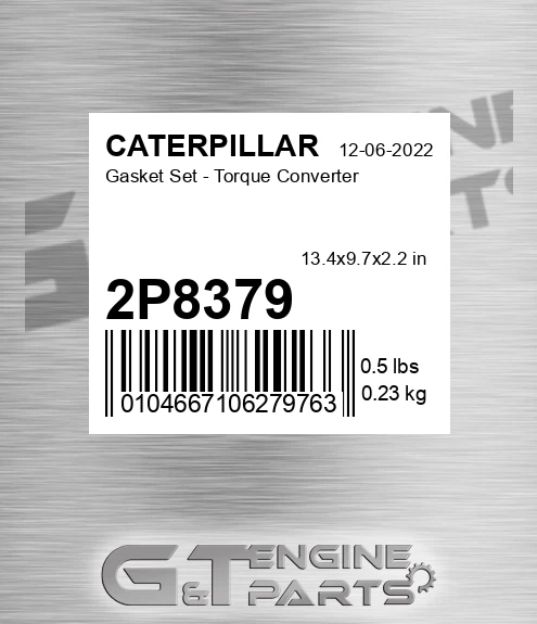 2P8379 Gasket Set - Torque Converter for CATERPILLAR