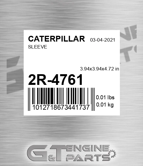 2R4761 Sleeve for CATERPILLAR
