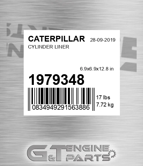 197-9348 Cylinder Liner for CATERPILLAR