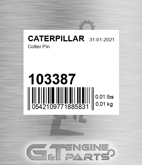 103387 Cotter Pin
