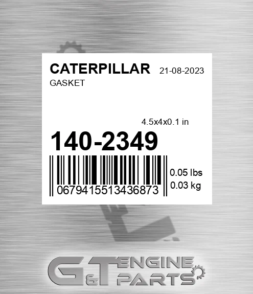 140-2349 Gasket for CATERPILLAR