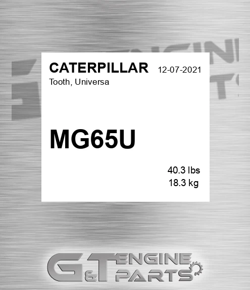 MG65U Tooth, Universa for CATERPILLAR