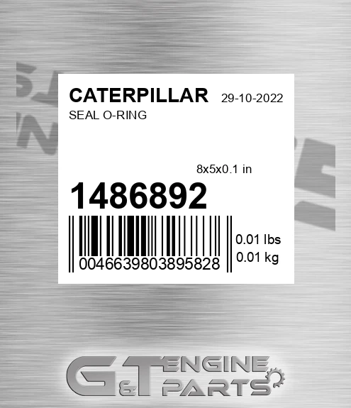 148-6892 Seal O-ring