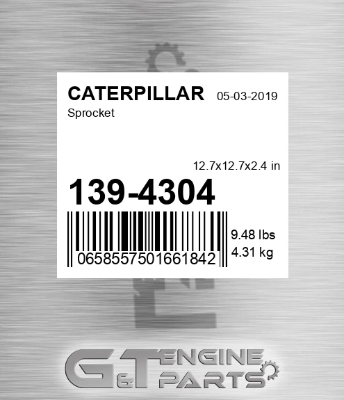 139-4304 Sprocket for CATERPILLAR