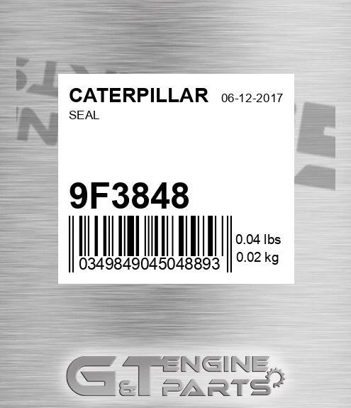 9F-3848 Seal for CATERPILLAR
