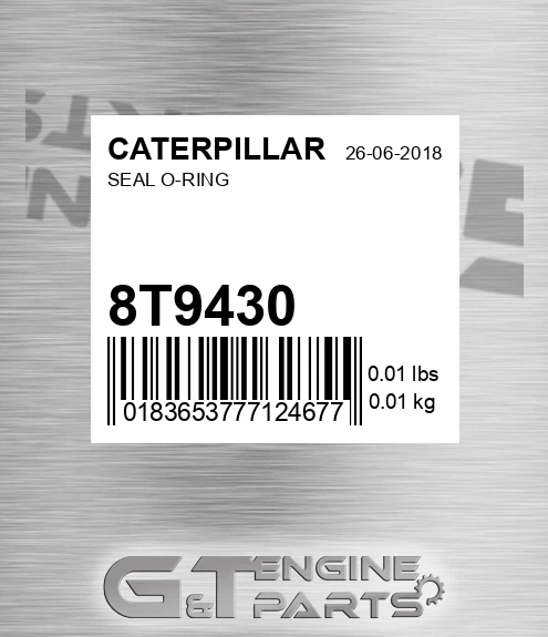 8T-9430 Seal O-ring for CATERPILLAR
