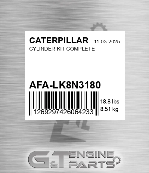 AFA-LK8N3180 Cylinder Kit Complete