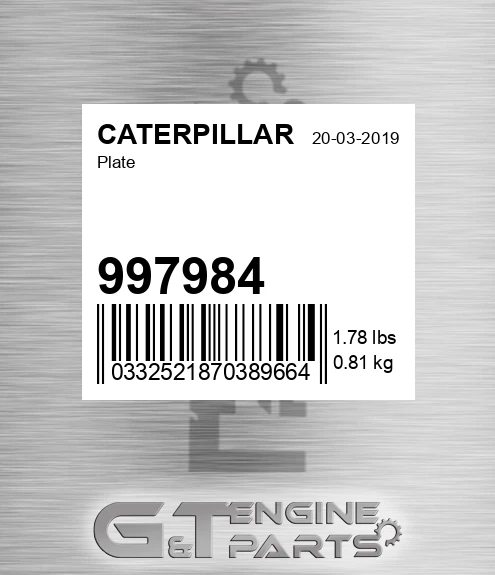 997984 Plate