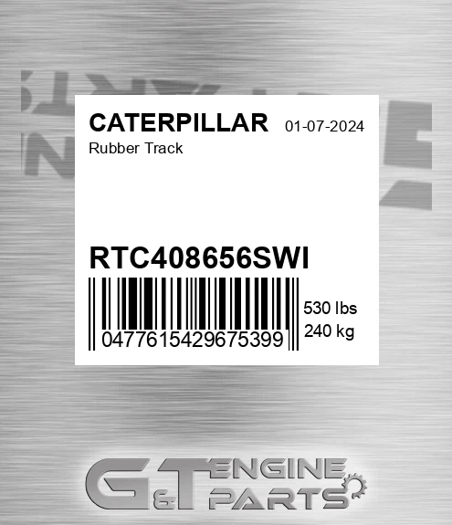 RTC408656SWI Rubber Track