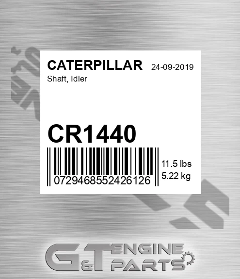 CR1440 Shaft, Idler