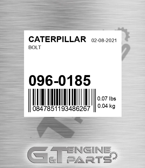 096-0185 Bolt