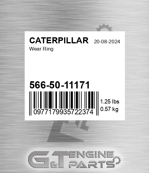 566-50-11171 Wear Ring for CATERPILLAR