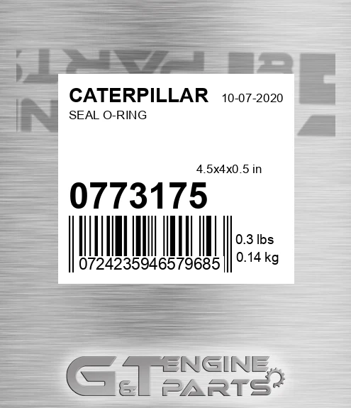 077-3175 Seal O-ring for CATERPILLAR