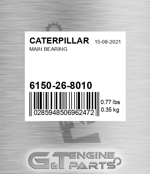 6150-26-8010 Main Bearing