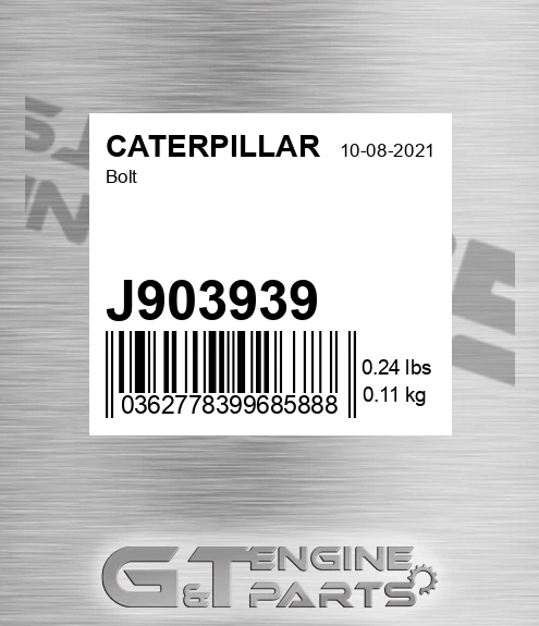 J903939 Bolt