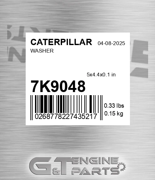 7K-9048 Washer for CATERPILLAR