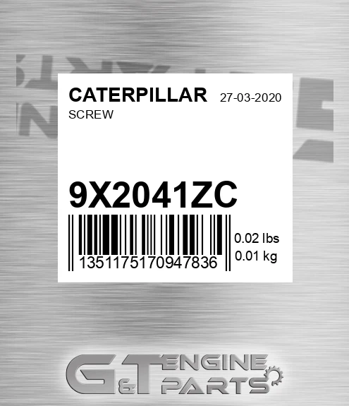 9X2041ZC Screw